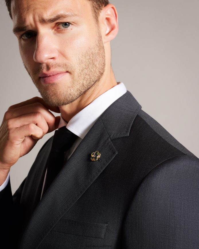 Ted Baker jvjktbl slim-fit colbert grijs kleding Heren 6R02N1447