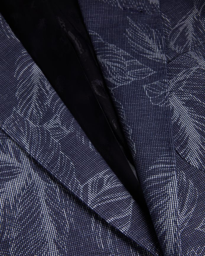 Ted Baker postoj slim-fit colbert marine kleding Heren 6R02N1599