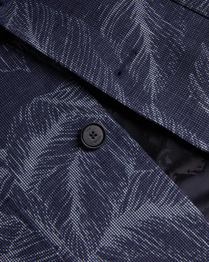 Ted Baker postoj slim-fit colbert marine kleding Heren 6R02N1599