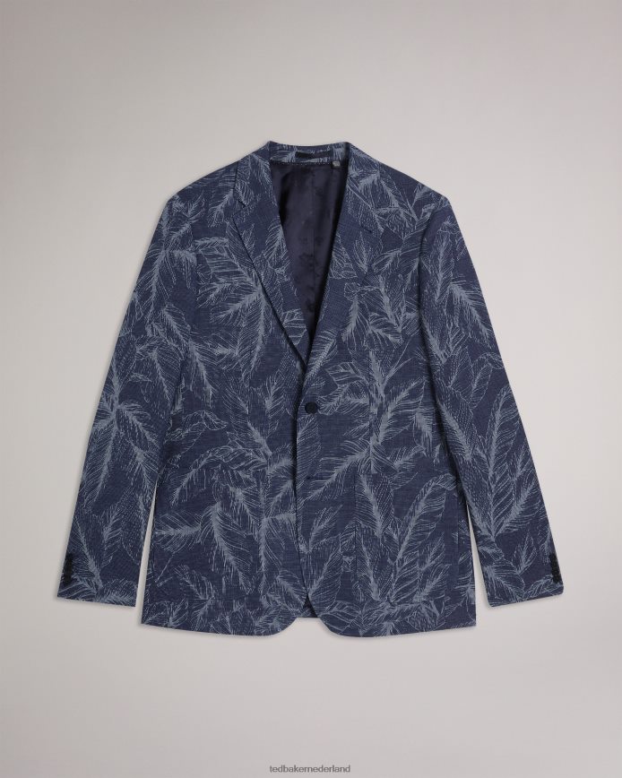 Ted Baker postoj slim-fit colbert marine kleding Heren 6R02N1599