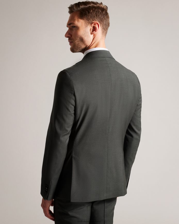 Ted Baker richanj colbert van zuiver wollen haaienleer khaki kleding Heren 6R02N1355