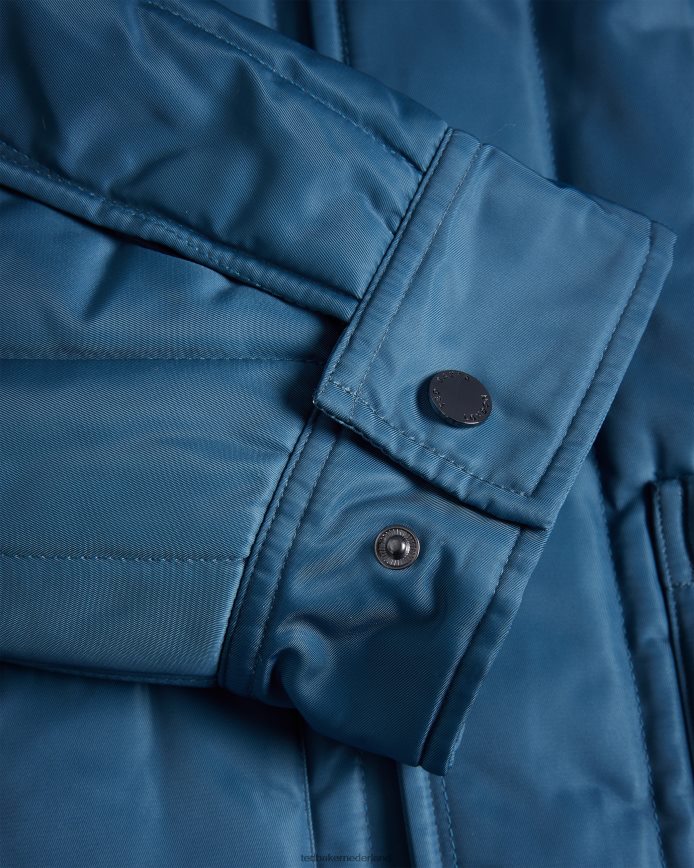 Ted Baker skelton gewatteerd werkkledingjack middelblauw kleding Heren 6R02N1290