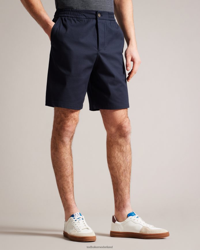 Ted Baker Creswel elastische katoenen short marine kleding Heren 6R02N1493