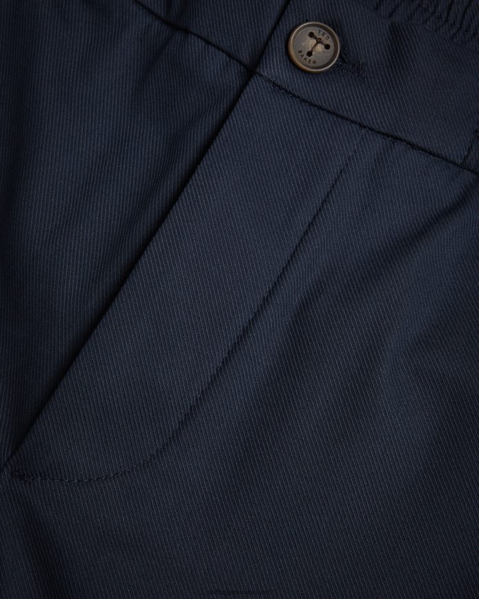 Ted Baker Creswel elastische katoenen short marine kleding Heren 6R02N1493