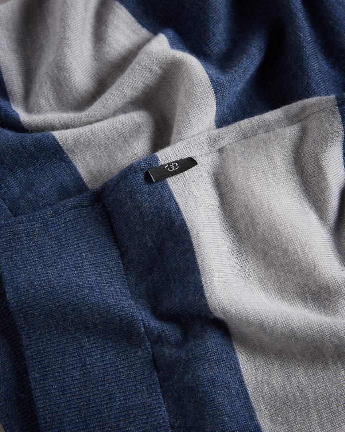 Ted Baker Cove multi-gestreepte merinopolo met korte mouwen ecru kleding Heren 6R02N1651