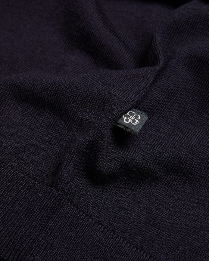 Ted Baker Senti gebreid T-shirt met korte mouwen marine kleding Heren 6R02N1591