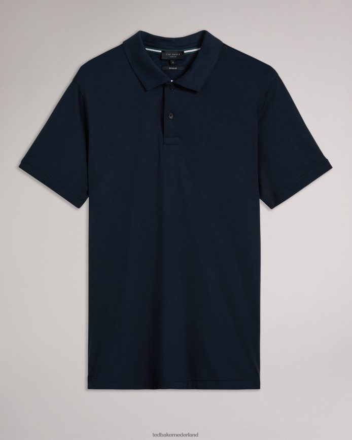 Ted Baker Zeiter slim-fit poloshirt met korte mouwen marine kleding Heren 6R02N1358