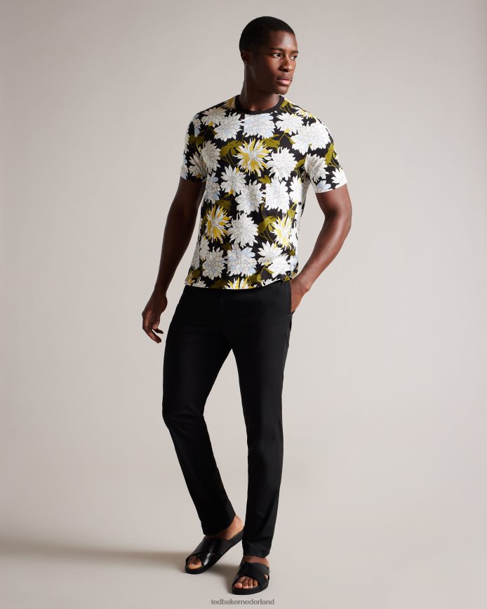 Ted Baker bloemrijk T-shirt met korte mouwen en bloemenprint veelkleurig kleding Heren 6R02N1316