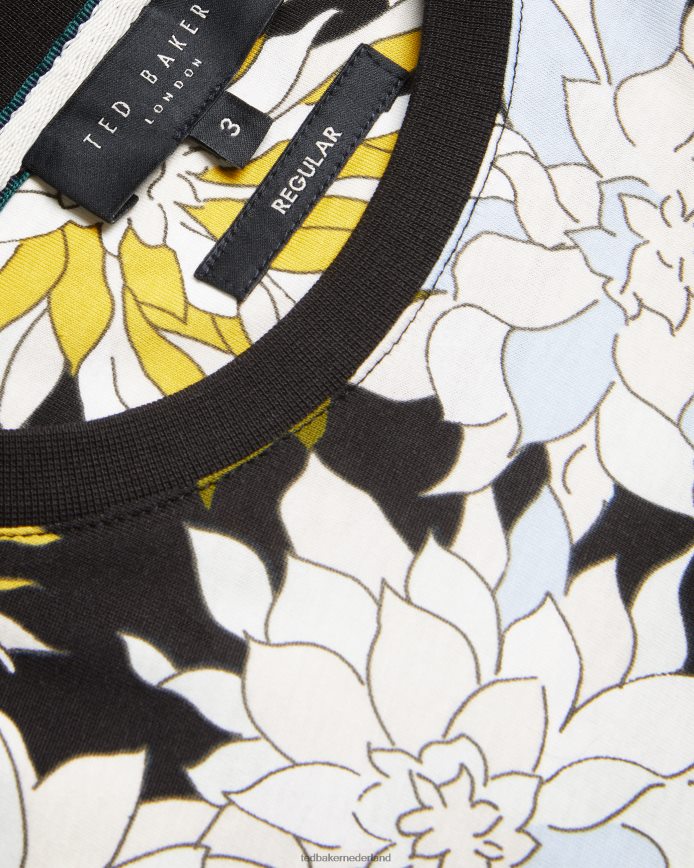 Ted Baker bloemrijk T-shirt met korte mouwen en bloemenprint veelkleurig kleding Heren 6R02N1316