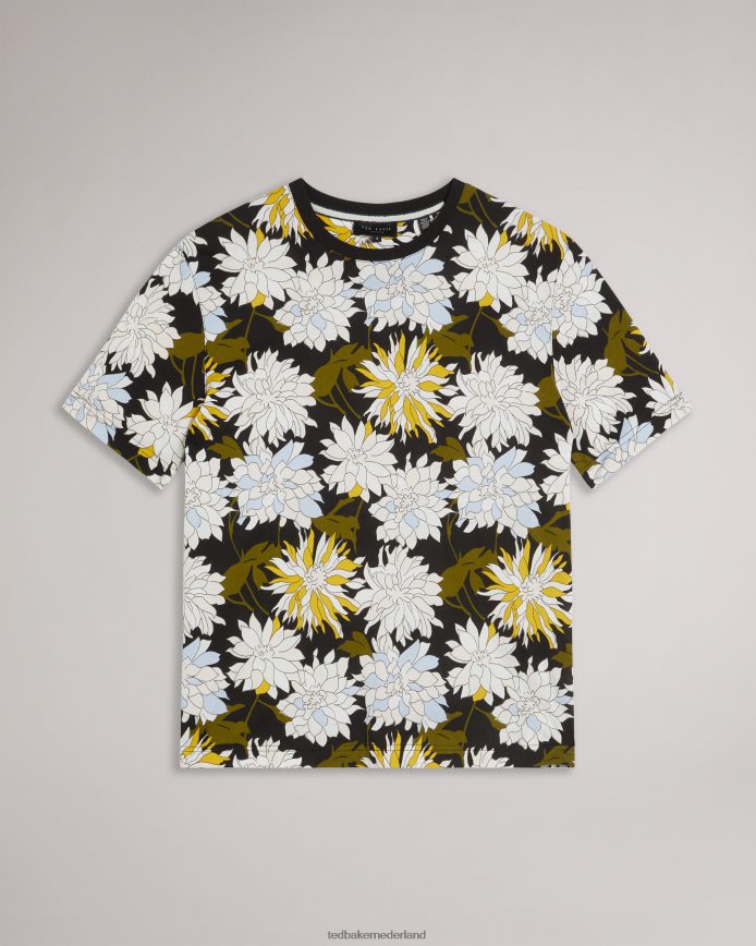 Ted Baker bloemrijk T-shirt met korte mouwen en bloemenprint veelkleurig kleding Heren 6R02N1316