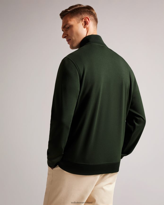 Ted Baker sanot trui met lange mouwen en trechterhals khaki kleding Heren 6R02N1281