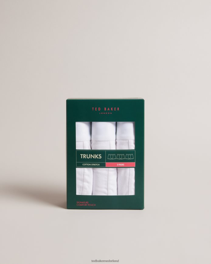 Ted Baker Nael 3-pack trunks wit kleding Heren 6R02N1576