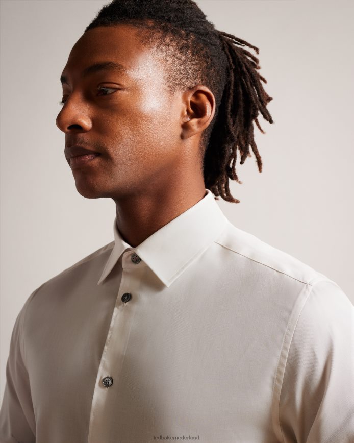 Ted Baker Bushey overhemd met botanische rand en lange mouwen natuurlijk kleding Heren 6R02N1391