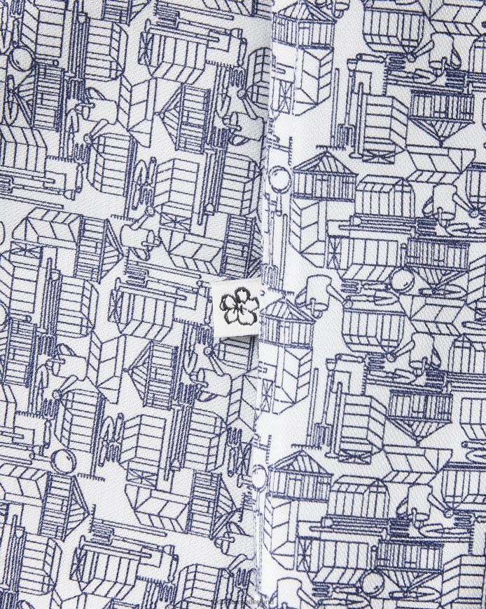 Ted Baker laghy kasshirt met korte mouwen lichtblauw kleding Heren 6R02N1547