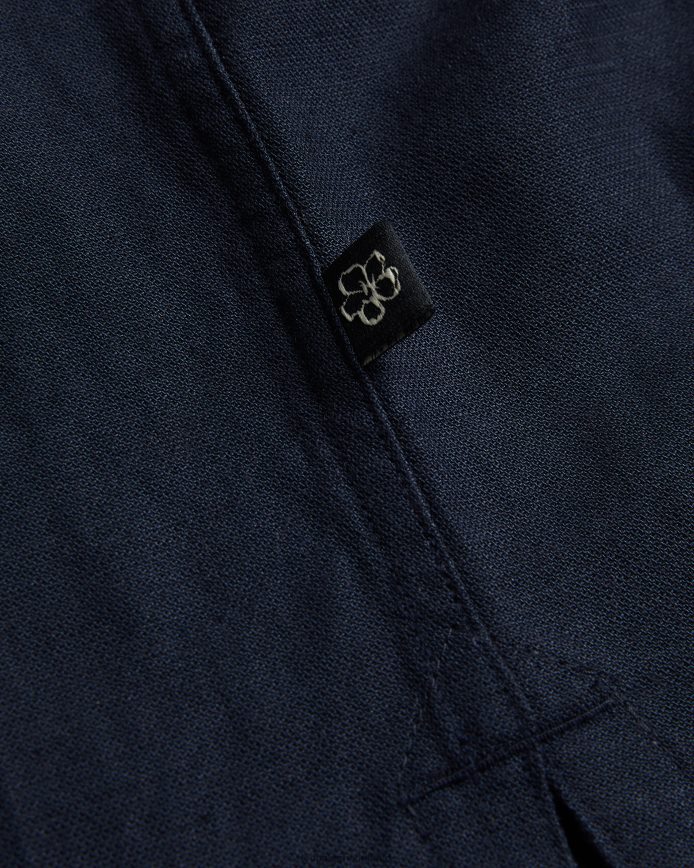 Ted Baker neele overhemd met bloemenprint en korte mouwen marine kleding Heren 6R02N1318