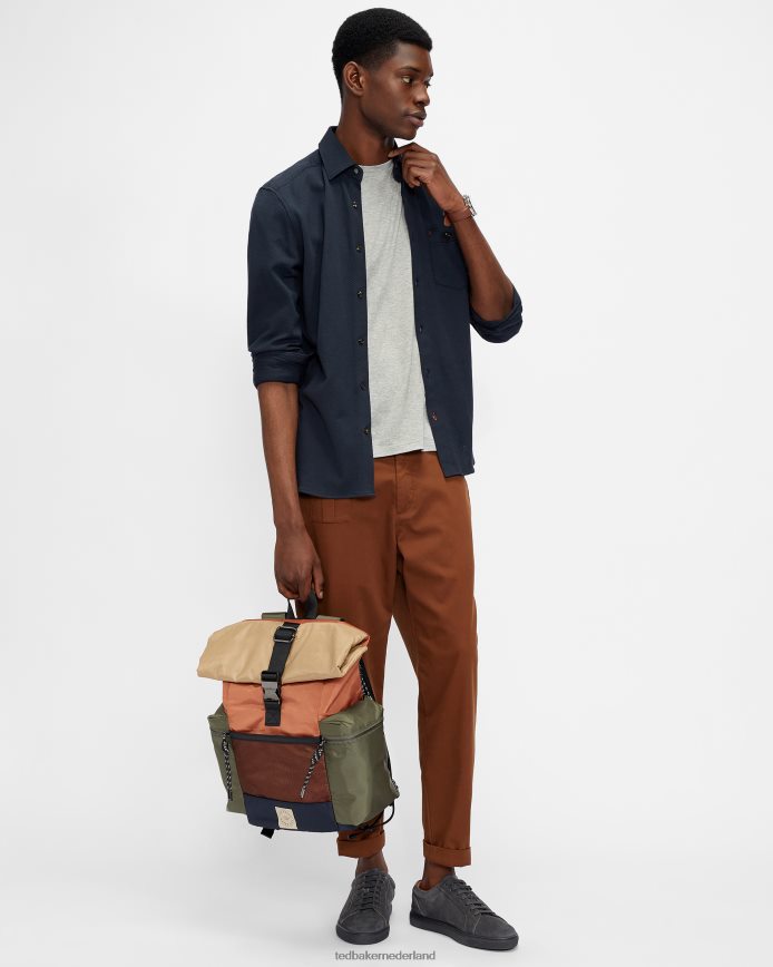 Ted Baker Funda SS T-shirt met normale pasvorm grijze mergel kleding Heren 6R02N1622