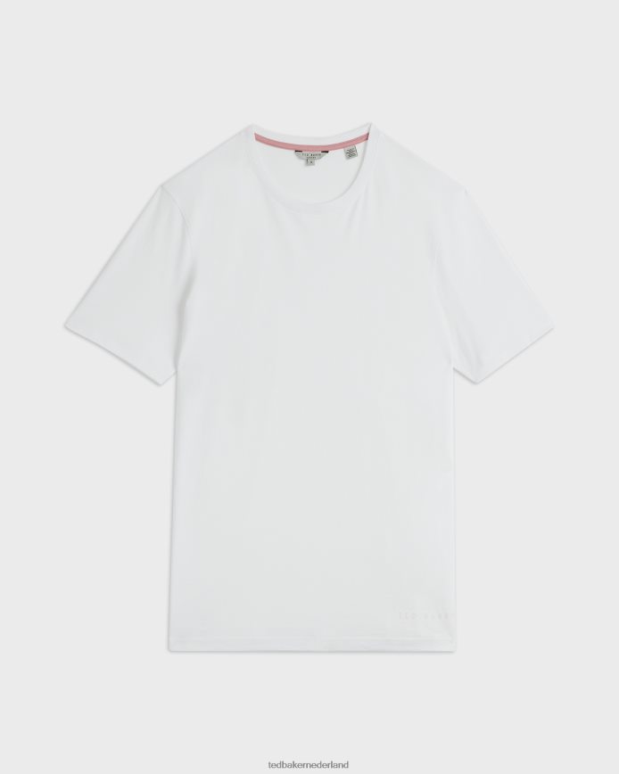 Ted Baker Funda SS T-shirt met normale pasvorm wit kleding Heren 6R02N1623