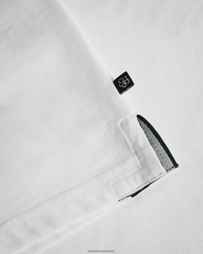 Ted Baker Josep grafisch T-shirt met korte mouwen wit kleding Heren 6R02N1312