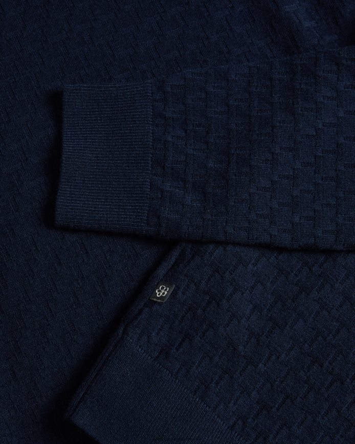 Ted Baker Dartell trui met lange mouwen en ronde hals marine kleding Heren 6R02N1309