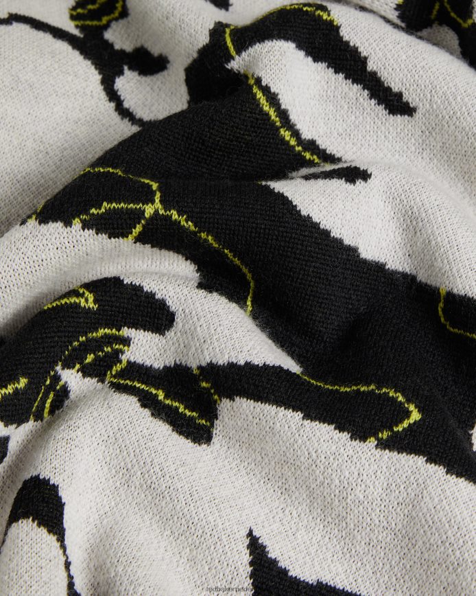 Ted Baker Ozier trui van merinowol met bloemenprint zwart kleding Heren 6R02N1275