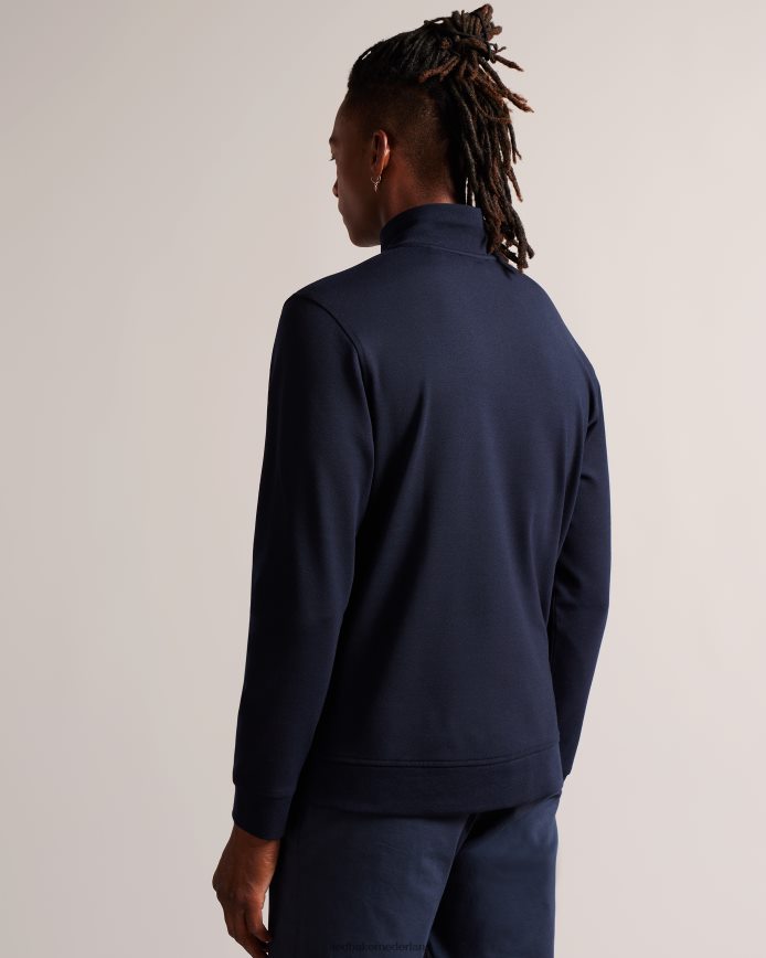 Ted Baker sanot trui met lange mouwen en trechterhals marine kleding Heren 6R02N1292