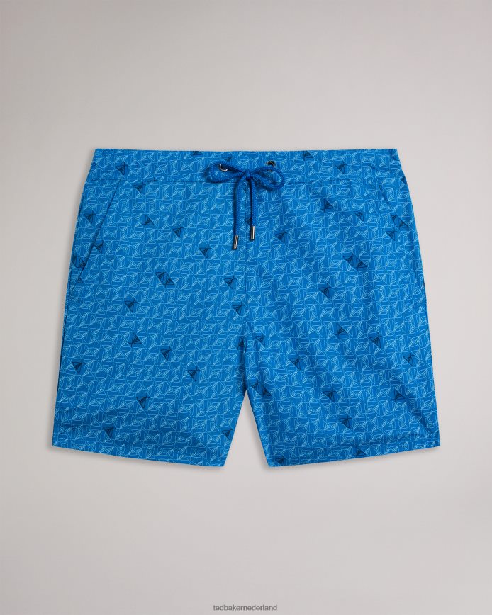 Ted Baker Renshaw zwemshort met vlinderprint blauw kleding Heren 6R02N1432