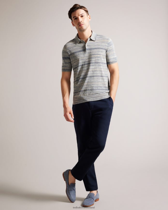 Ted Baker Adlerrs suède zadelloafers lichtblauw schoenen Heren 6R02N1846