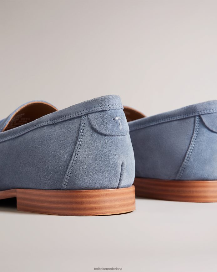 Ted Baker Adlerrs suède zadelloafers lichtblauw schoenen Heren 6R02N1846