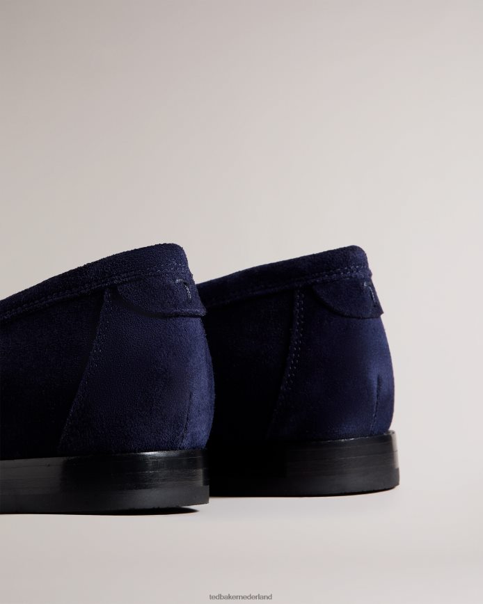Ted Baker Adlerrs suède zadelloafers marine schoenen Heren 6R02N1840