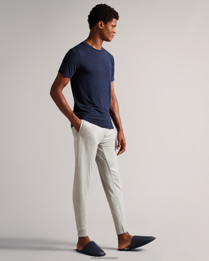 Ted Baker Ardin leren muiltjes pantoffels marine schoenen Heren 6R02N1967