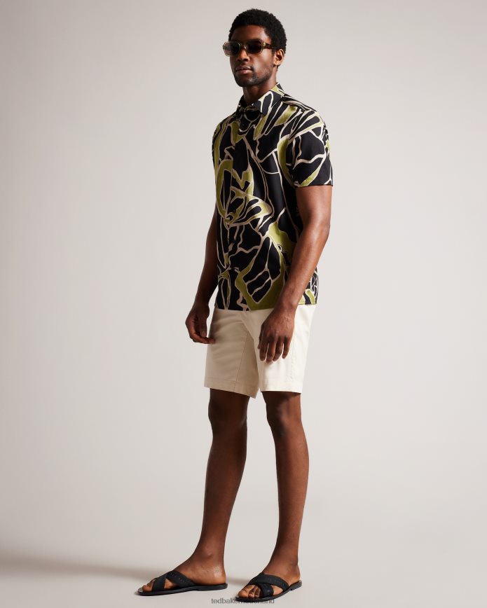 Ted Baker kaidenn gekruiste bandschuivers zwart schoenen Heren 6R02N1872