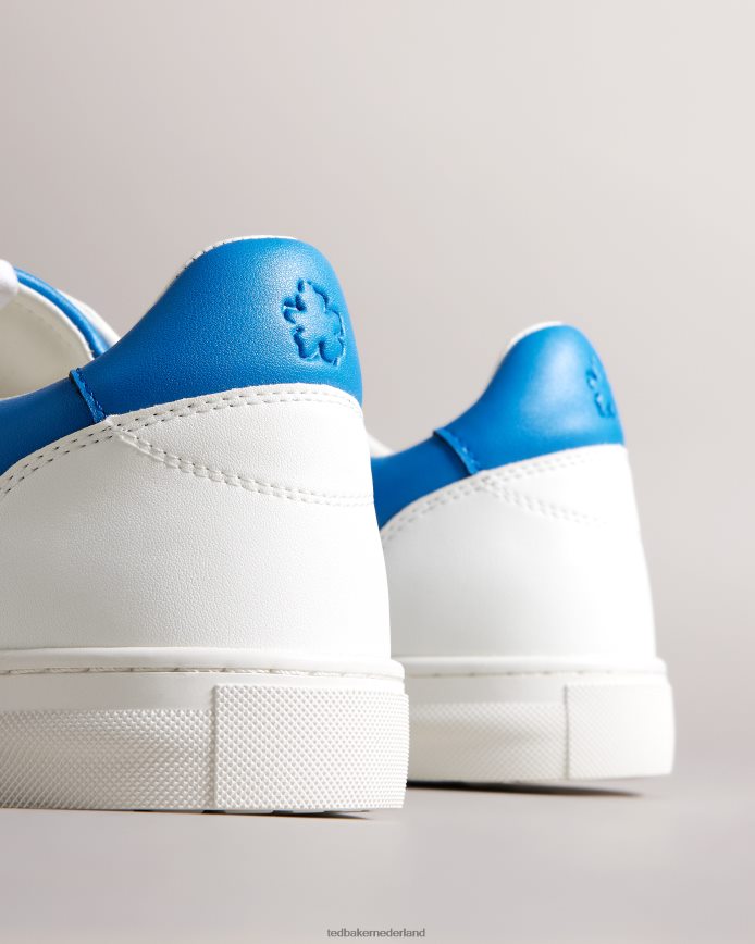 Ted Baker Barkerl leren en suède sneakers blauw schoenen Heren 6R02N2022