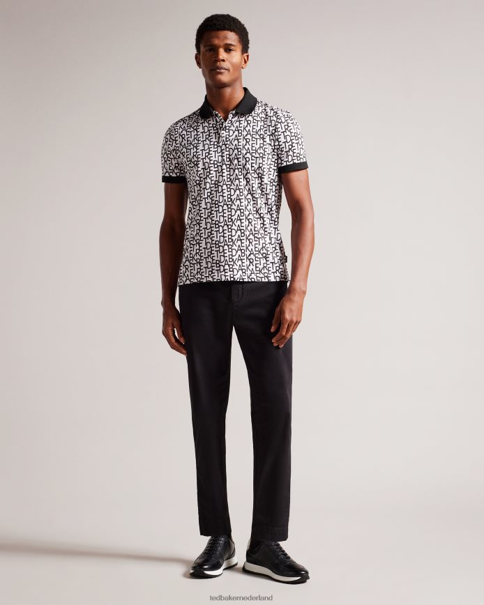 Ted Baker Frayne leren sneakers van saffianoleer zwart schoenen Heren 6R02N1910