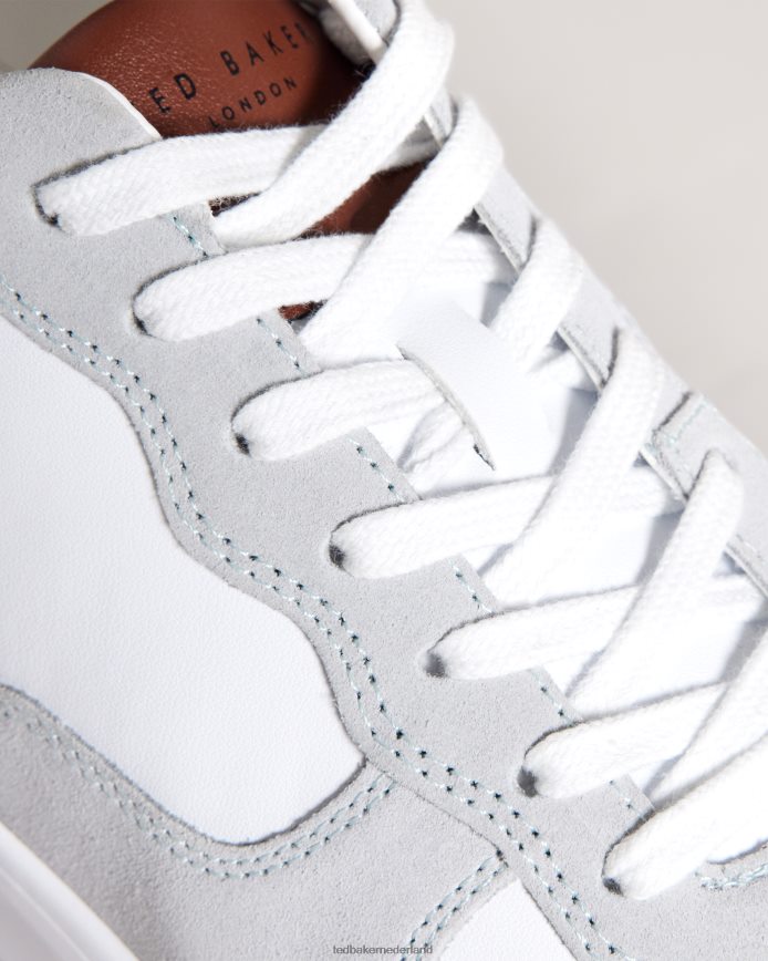 Ted Baker Gawyn leren sneakers met kleurblokken bruin schoenen Heren 6R02N1888