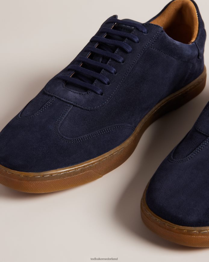 Ted Baker evrens suède lage sneakers marine schoenen Heren 6R02N1885