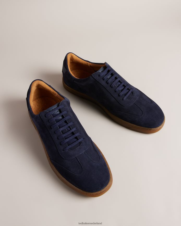 Ted Baker evrens suède lage sneakers marine schoenen Heren 6R02N1885