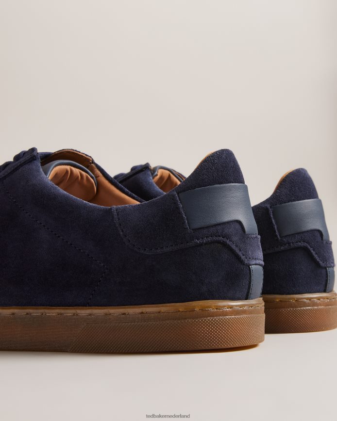 Ted Baker evrens suède lage sneakers marine schoenen Heren 6R02N1885