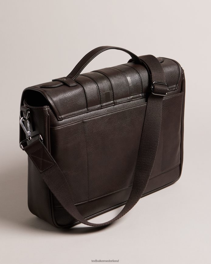 Ted Baker Wayvees huischeque pu tas bruin-chocolade Tassen Heren 6R02N1770
