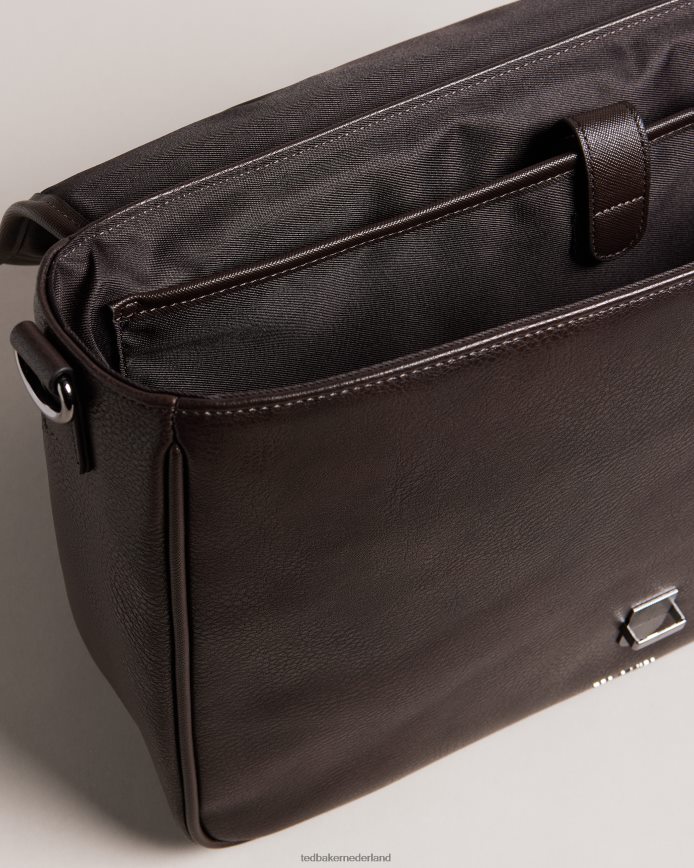 Ted Baker Wayvees huischeque pu tas bruin-chocolade Tassen Heren 6R02N1770