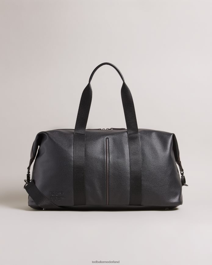 Ted Baker josua kunstleren weekendtas zwart Tassen Heren 6R02N1757