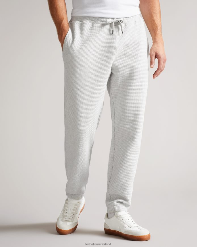 Ted Baker Bathwik-joggingbroek met wafeltextuur grijze mergel kleding Heren 6R02N1673