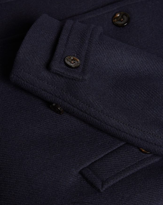 Ted Baker grilldd wollen peacoat marine kleding Heren 6R02N1634