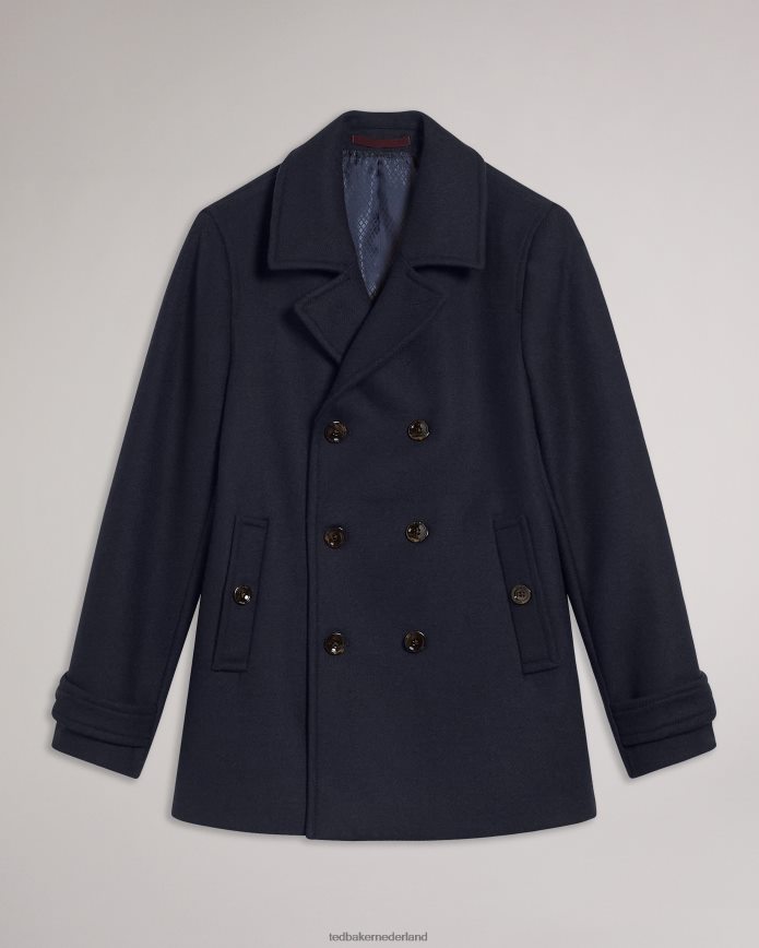 Ted Baker grilldd wollen peacoat marine kleding Heren 6R02N1634