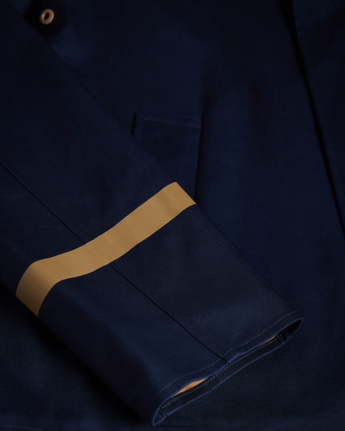 Ted Baker hoogste korte gebonden mac donker marine kleding Heren 6R02N1680