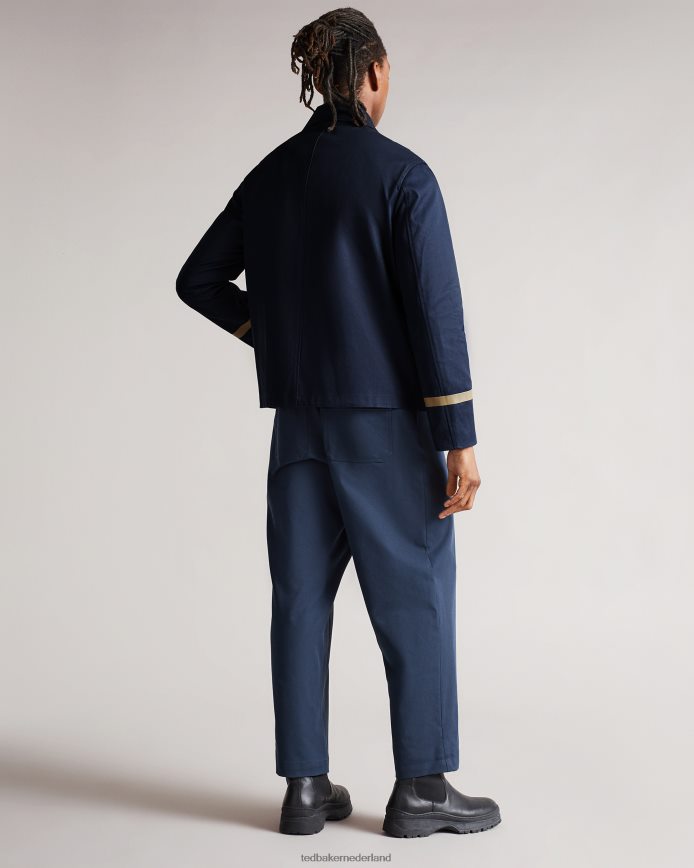 Ted Baker hoogste korte gebonden mac donker marine kleding Heren 6R02N1680