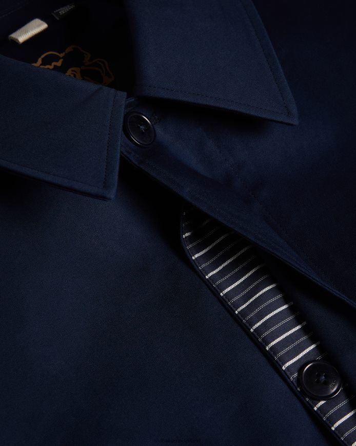 Ted Baker hoogste korte gebonden mac donker marine kleding Heren 6R02N1680