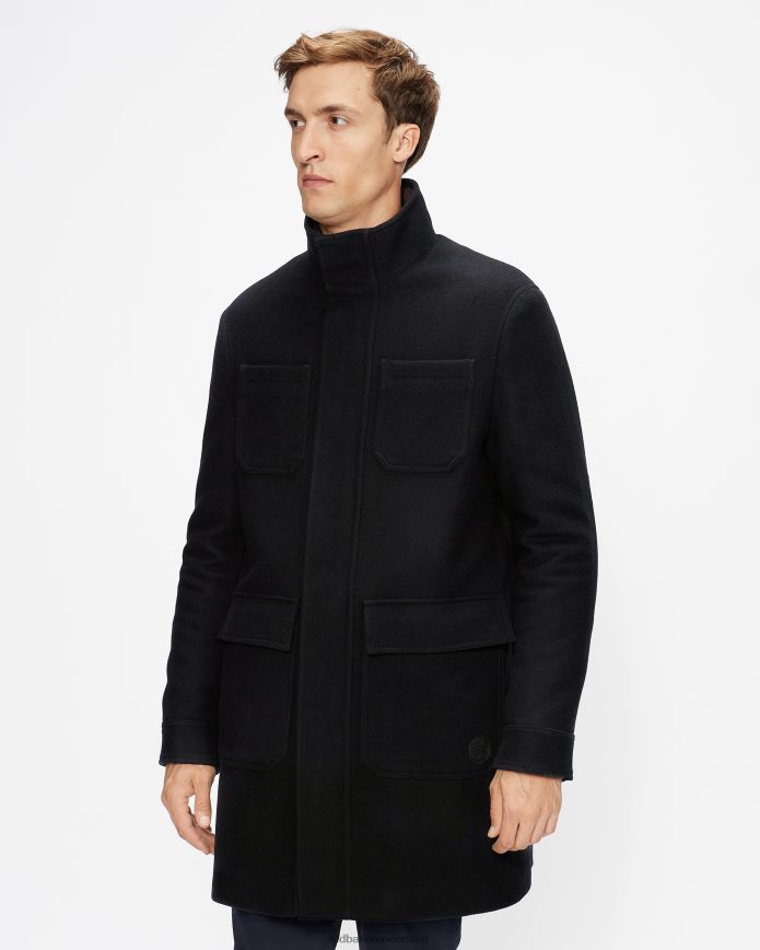 Ted Baker traks jas met trechterhals en zakken marine kleding Heren 6R02N1721