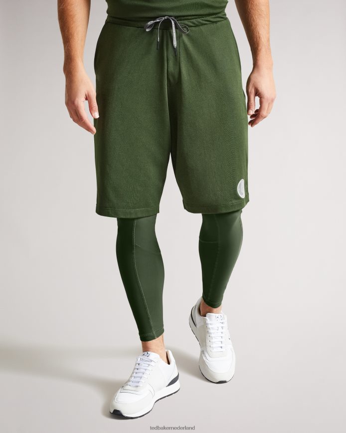 Ted Baker Philips actieve sneldrogende korte broek khaki kleding Heren 6R02N1711