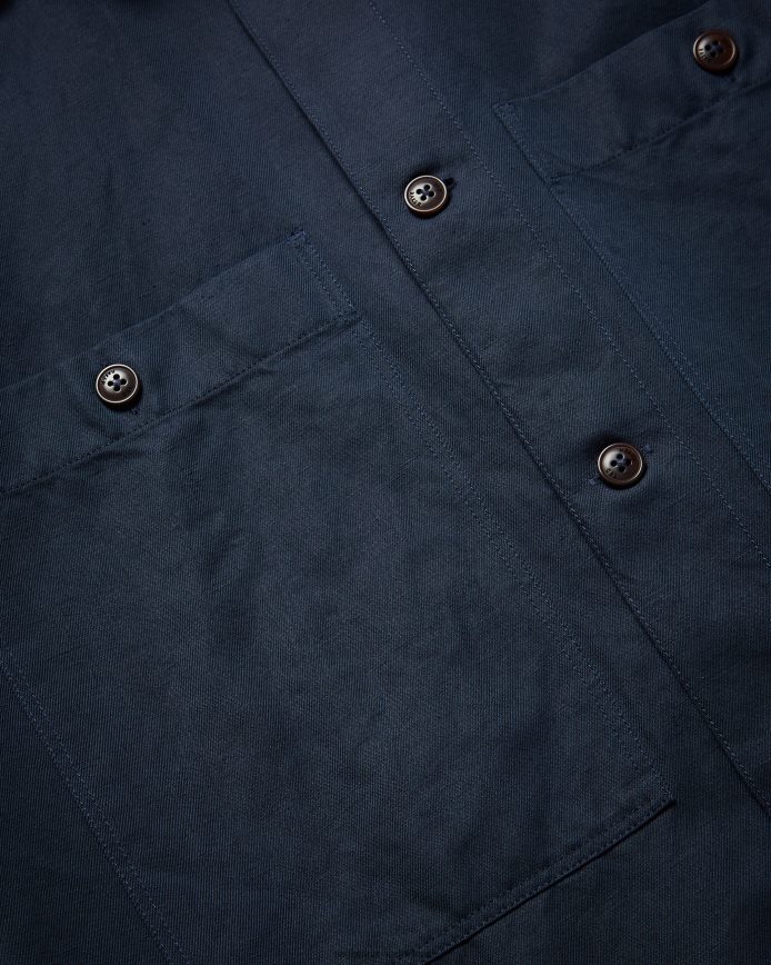 Ted Baker amoret harrington shacket met lange mouwen marine kleding Heren 6R02N1638