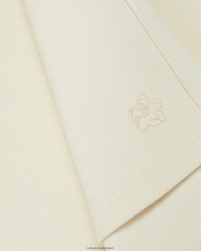 Ted Baker Kelty ss poloshirt van zware keperstof natuurlijk kleding Heren 6R02N1706